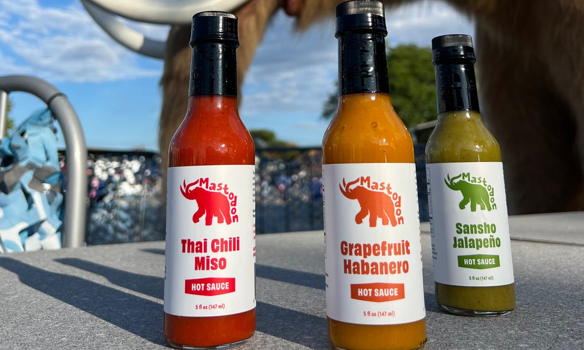 Mastodon Hot Sauce lifestyle image
